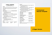Teacher Resume Template, a Resume Template by KHIDD (Thumbnail 3 of 4)