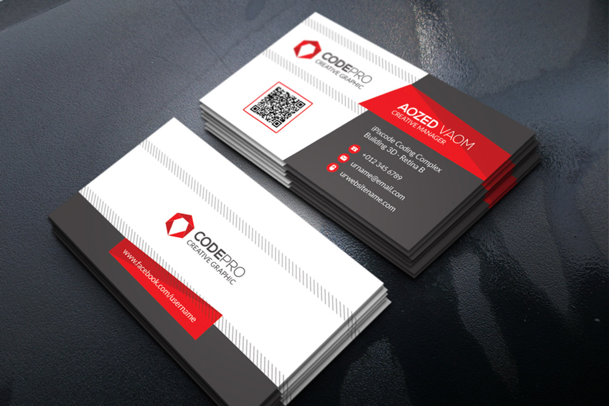 Corporate Business Card, a Business Card Template by xnorpix (Photo 2 of 4)