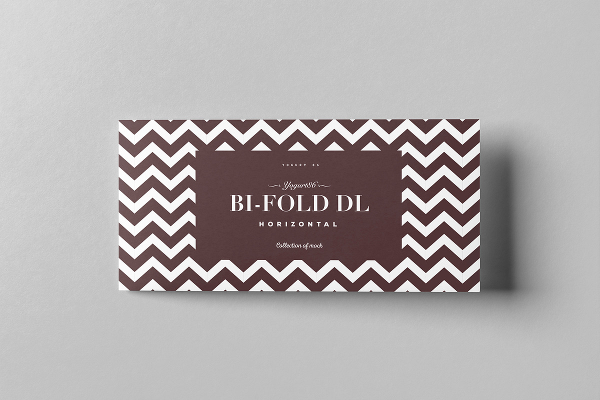 Bi-Fold DL Horizontal Brochure 2, an Advertising Mockup by Yogurt86 (Photo 3 of 14)