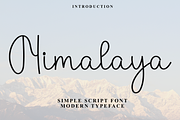Himalaya, a Handwritten Font by FreshTypeINK (Thumbnail 1 of 8)