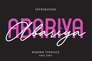 Abariya Font Duo, a Script Font by Formatika Studio (Thumbnail 1 of 7)