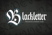 Blackletter Procreate Learning Guide, a Brush Add-On by Jake Rainis (Thumbnail 1 of 9)
