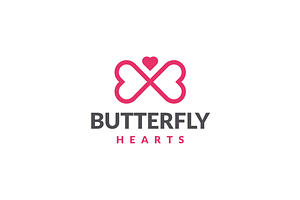 Butterfly Hearts Logo