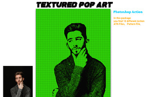 Textured Pop Art Photoshop Action