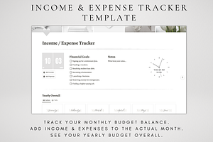 Digital Monthly Budget Template 2024