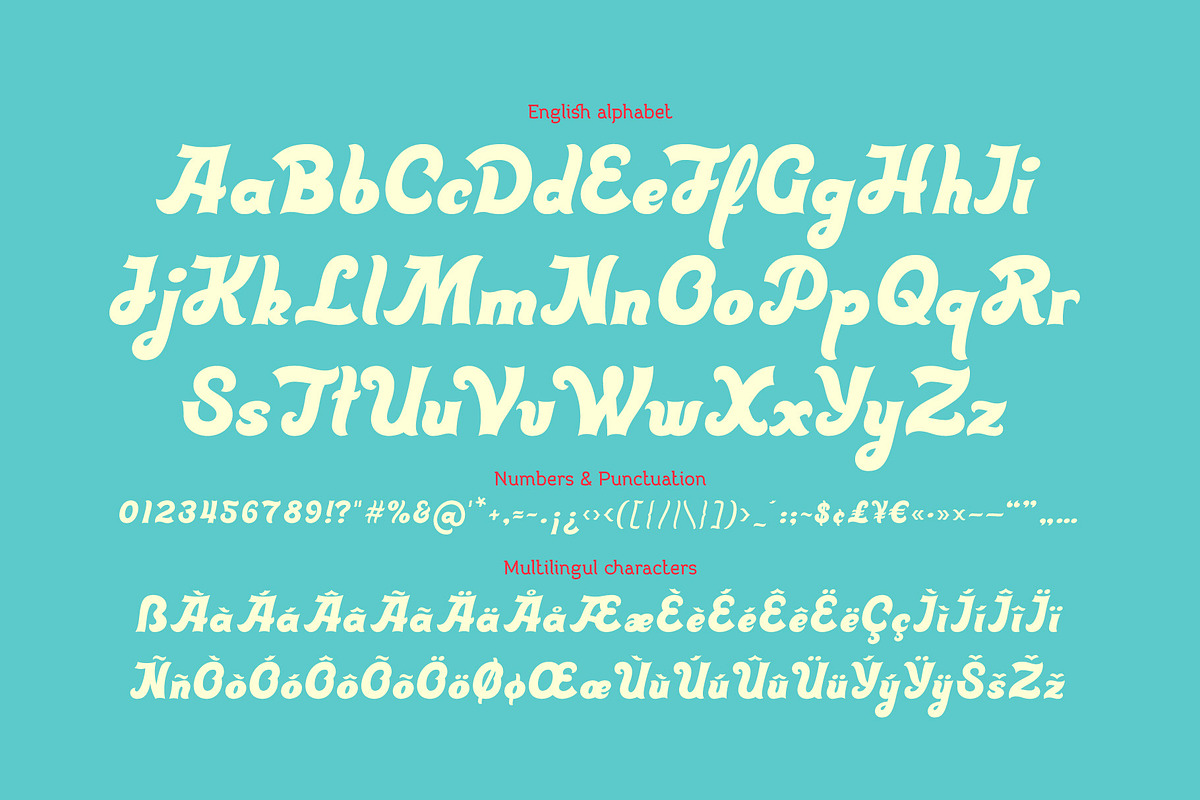 Sunny Bay font and graphics preview 8