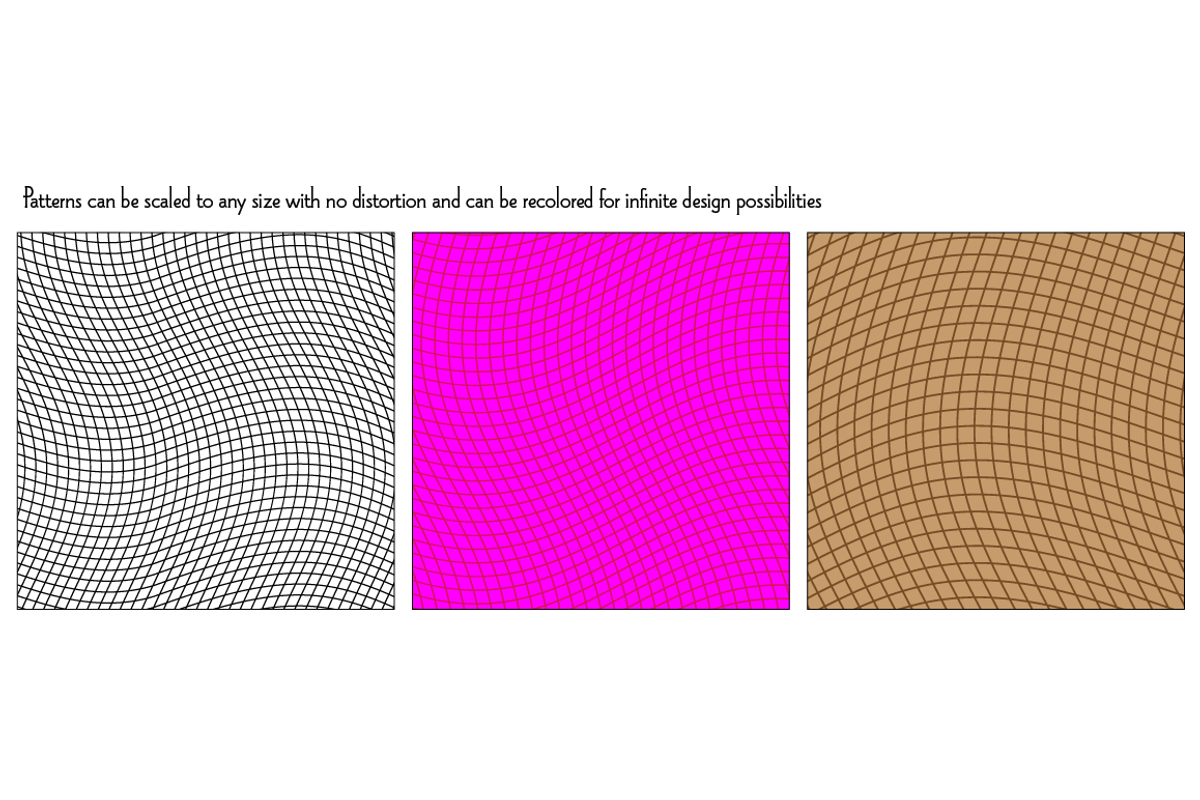 Seamless Metallic Fishnet Patterns preview 7