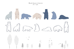 Wild & Cute Scandi Bear Collection