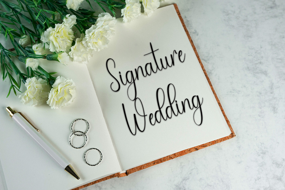Wedding Summer, a Handwritten Font by InermediaSTUDIO (Photo 2 of 5)