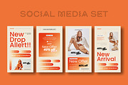 Fashion Social Media Post Template, a Social Media Template by MightyDesign (Thumbnail 1 of 6)