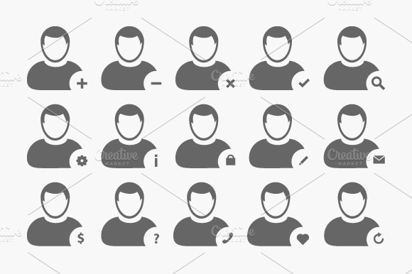 Human User Profile Avatar Vector