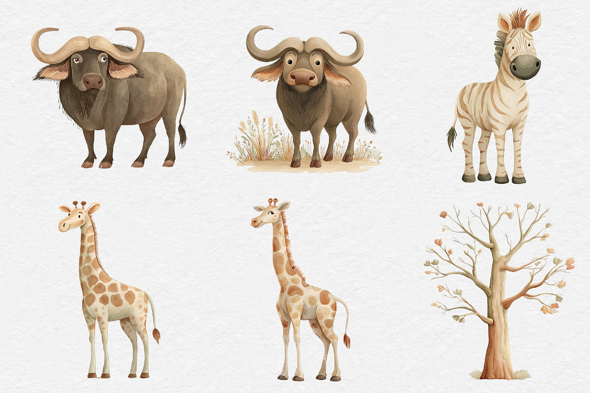 Whimsical Forest Clipart, an Illustration by DreamCafeArt (Photo 3 of 8)