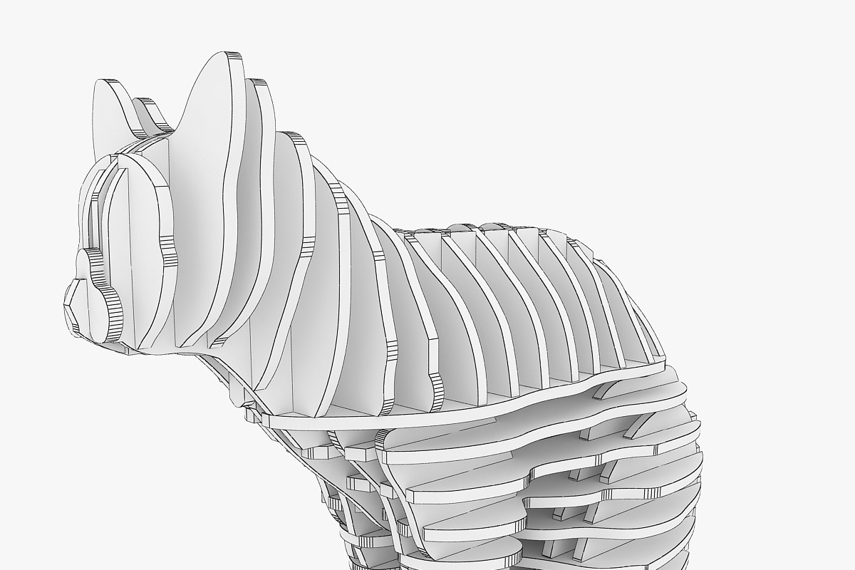 3D Jigsaw Puzzle Cat1, a Furniture 3D Model by akerStudio (Photo 2 of 23)