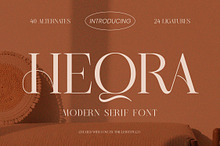 Heqra Modern Luxury Serif Font
