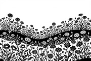60 Daisy Flower Field Silhouette, a Seasonal Illustration by Amazin_art (Thumbnail 26 of 36)