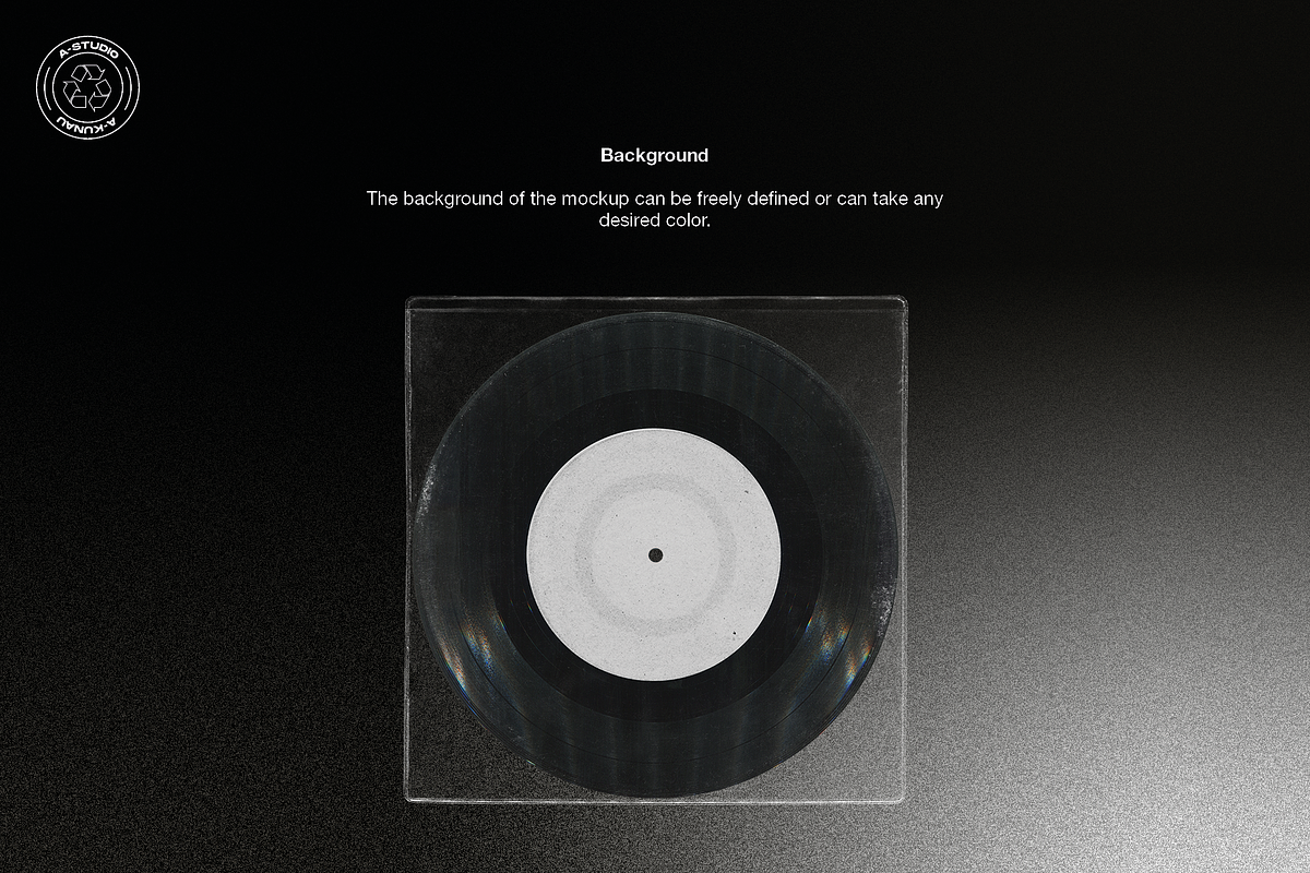Retro Vinyl Mockup, a Product Mockup by A-Studio (Photo 7 of 7)