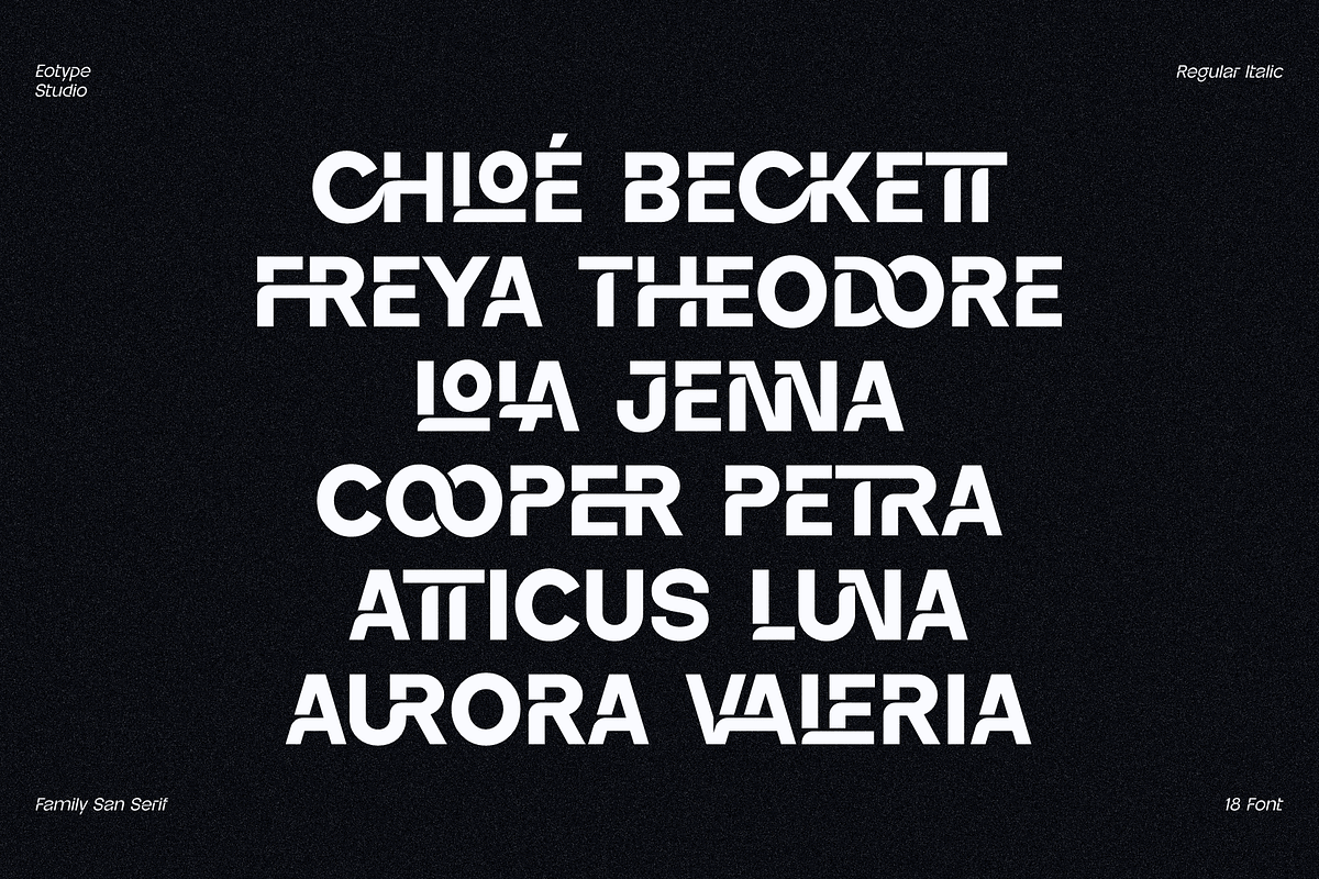 Jettic — Modern Sans Serif, a Sans Serif Font by Eotype Studio (Photo 10 of 12)