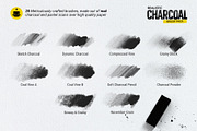 Realistic Charcoal 2 for Procreate, a Brush Add-On by Frankentoon Store (Thumbnail 2 of 6)