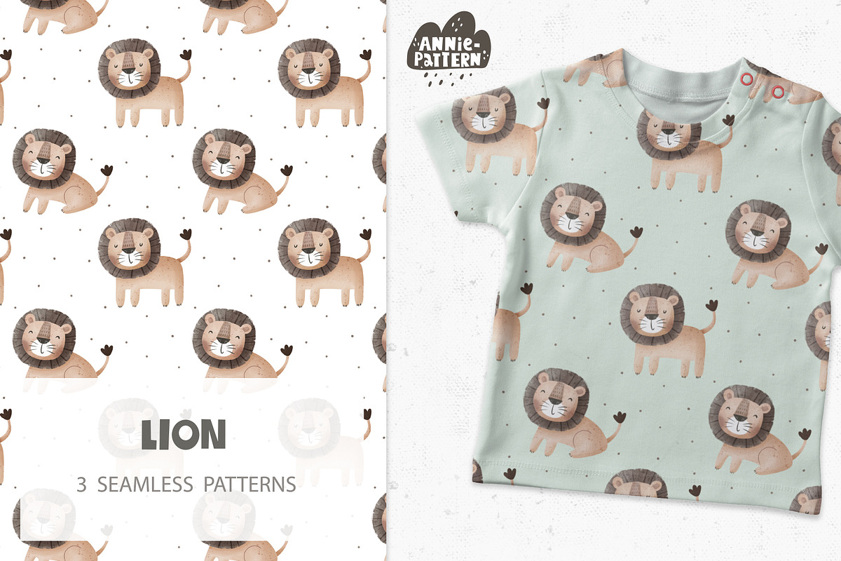Lion, a Pattern Graphic by AnnieArt (Photo 1 of 5)
