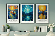 Art Poster Inspired by Van Gogh, a Decorative Illustration by Vibrand Studio (Thumbnail 2 of 12)