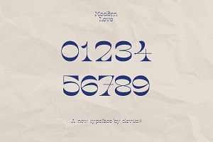 Modern Love - Typeface