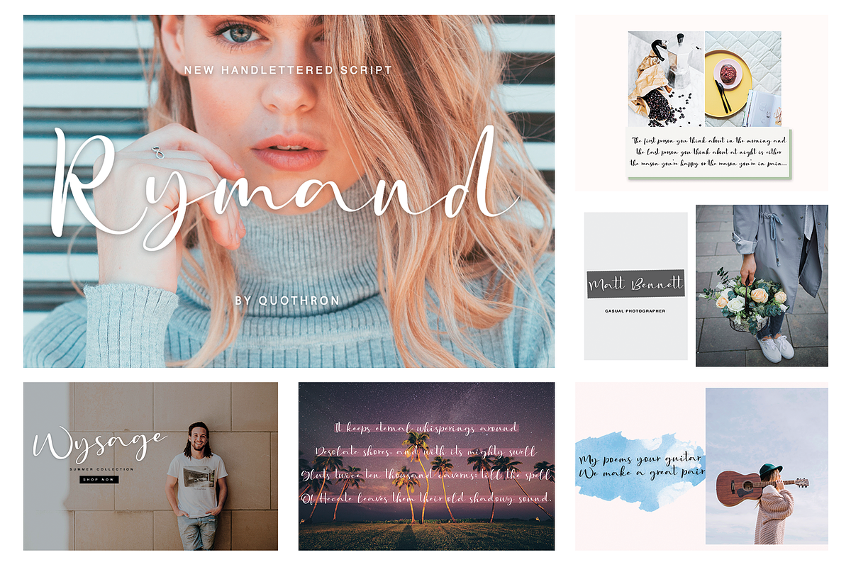 Hand Written Font Bundle 90 in 1, a Script Font by Quothron (Photo 43 of 64)