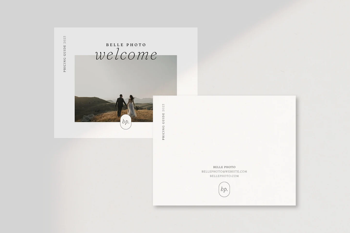 Photography Pricing Guide Canva, a Marketing Template by frommakertomaker (Photo 3 of 9)