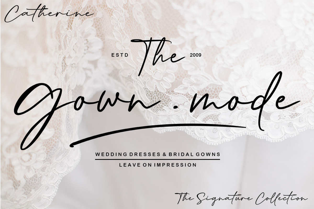 Catherine, a Script Font by Slex Studio (Photo 6 of 12)