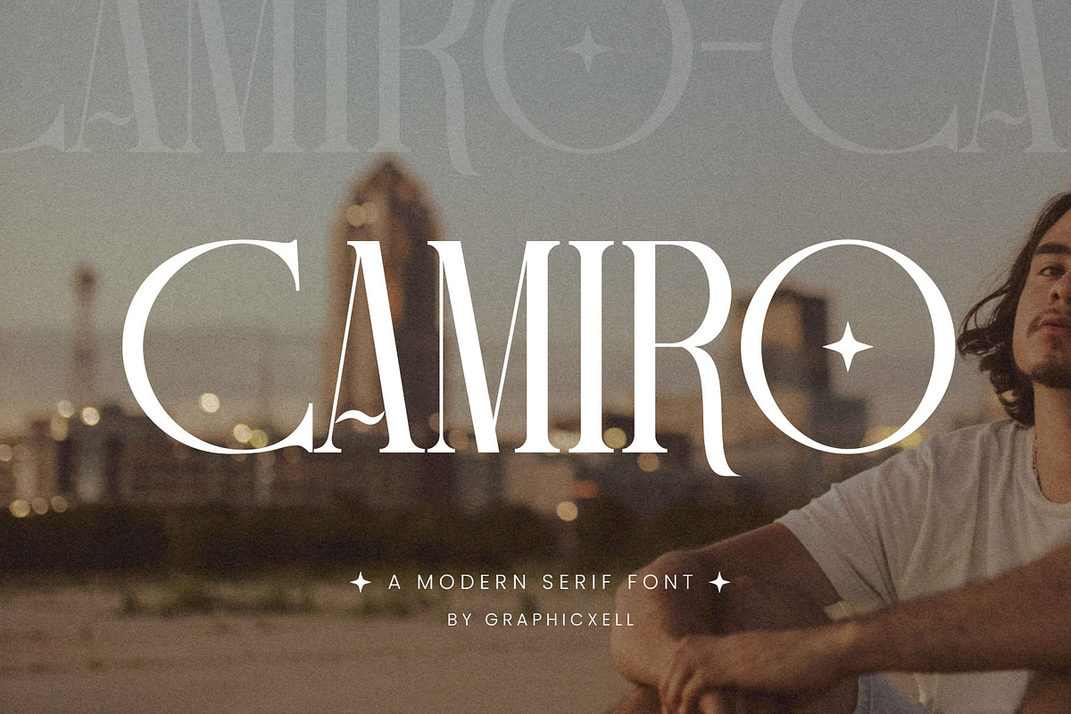 Camiro Elegant Serif Font Typeface, a Serif Font by Graphicxell (Photo 1 of 9)