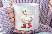 Christmas Geese Clipart, an Illustration by Pixels.Craft (Thumbnail 4 of 7)