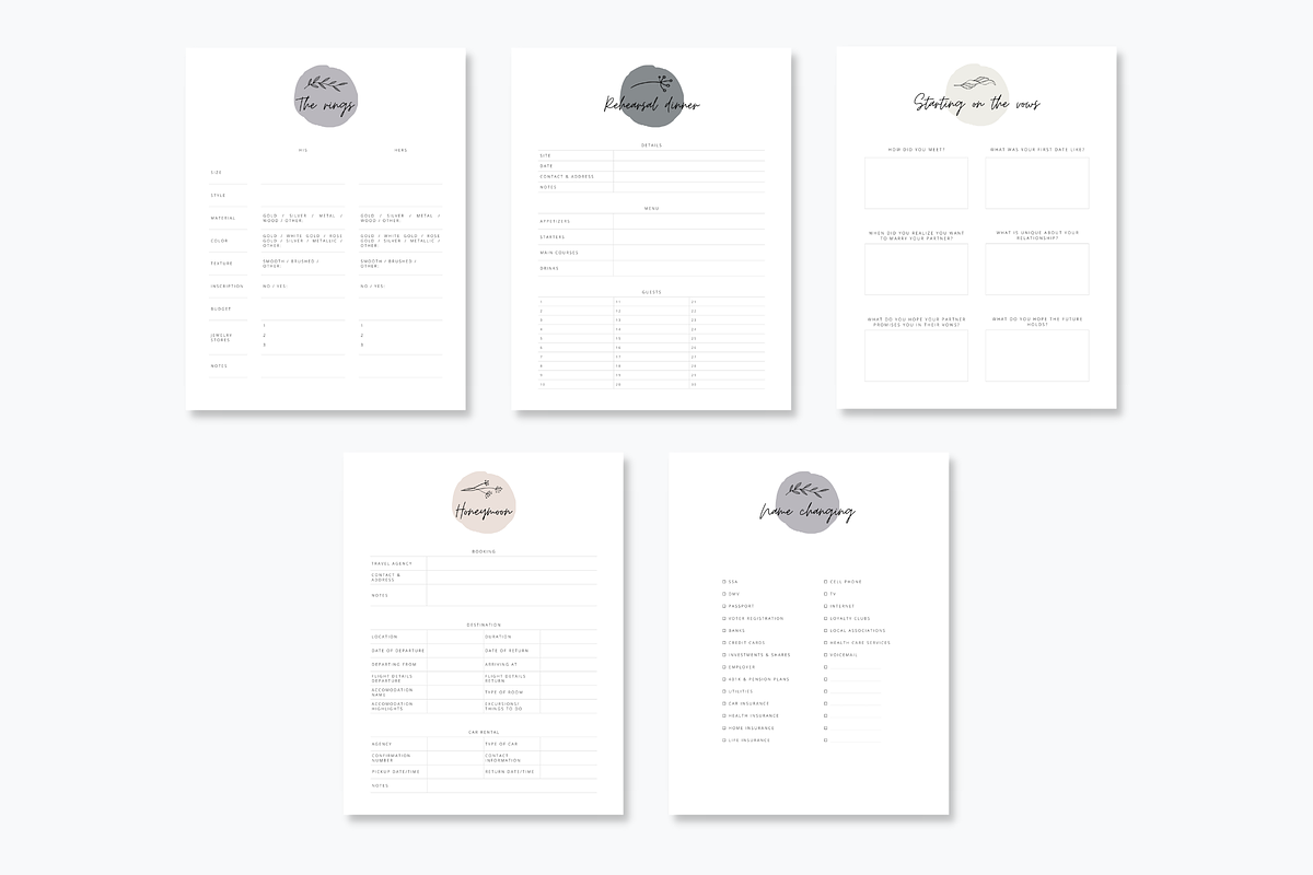 Wedding Template Bundle | Canva, a Templates & Theme by DesignStudioTeti (Photo 6 of 10)