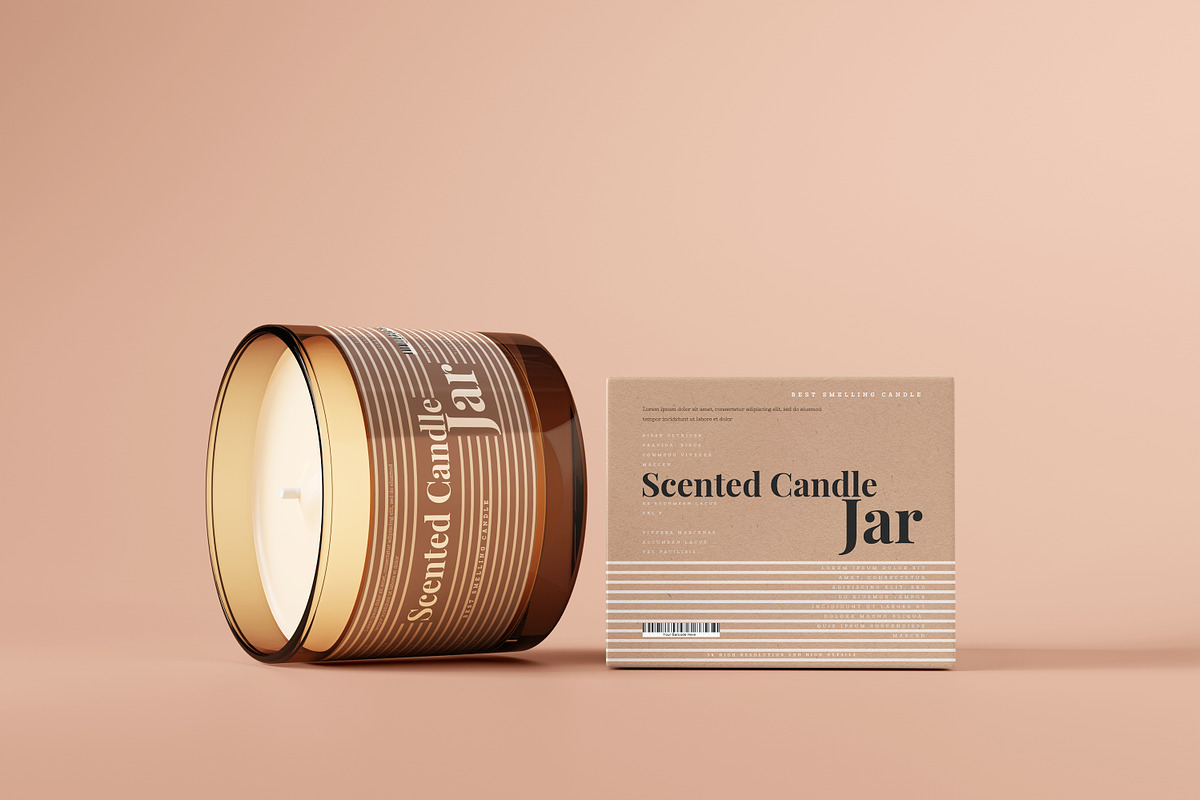 Amber Glass Candle Mockup Bundle, a Packaging Mockup by pmvch (Photo 71 of 135)