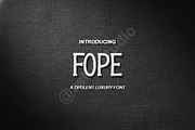 Fope | Elegant Luxury Display Typefa, a Font by Astuti Studio (Thumbnail 1 of 16)