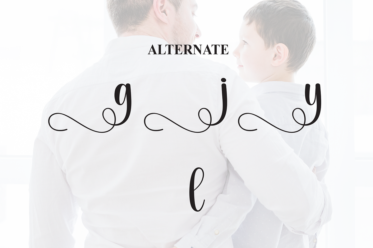 Daddy Christian | Script Font, a Handwritten Font by Scratchones (Photo 8 of 9)