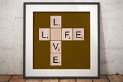 Vintage Scrabble Tiles - 100 Items, an Object Graphic by Offset (Thumbnail 7 of 8)