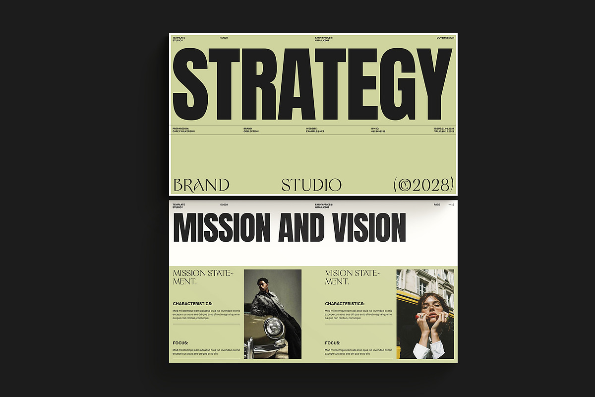Strategy Presentation Template, a Presentation Template by ArtisanaAura (Photo 7 of 10)