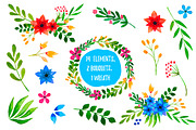 Summer Watercolor set, a Seasonal Illustration by Designifty (Thumbnail 2 of 4)