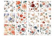 Elegant Chinoiserie Floral Seamless, a Pattern Graphic by Design Market (Thumbnail 2 of 4)