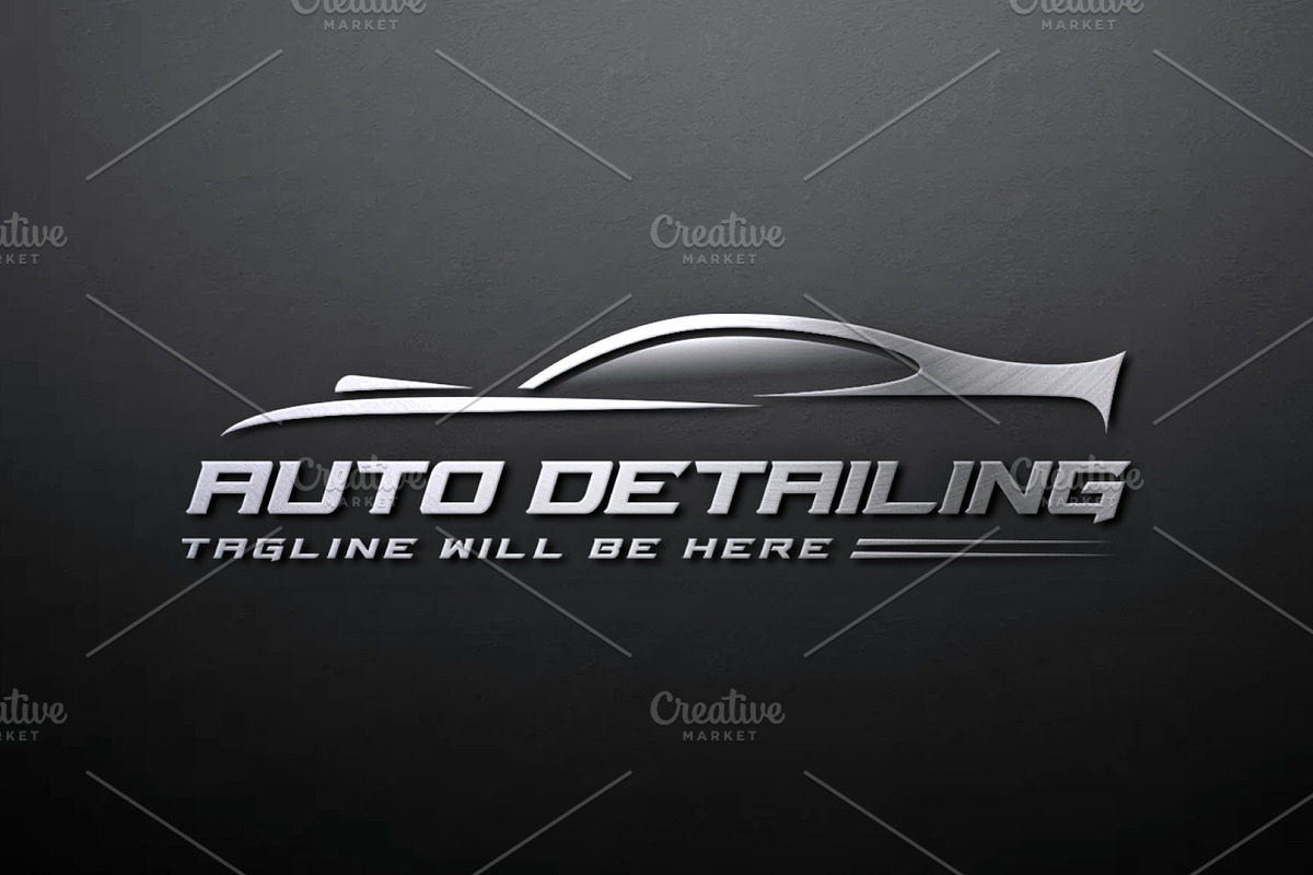 Auto Detailing Logo, Automotive Logo, a Branding & Logo Template by Nahid Hasan Nilim (Photo 5 of 7)