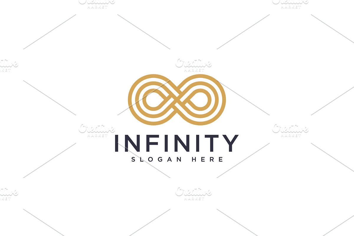 infinity loop logo vector design, a Branding & Logo Template by quadrazo