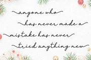 Merry Christmas Font, a Script Font by Meow Creation (Thumbnail 2 of 13)