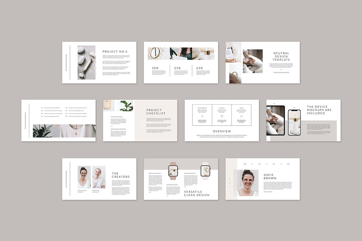 CHLOE Keynote Brand Guidelines, a Presentation Template by AgataCreate (Photo 7 of 13)