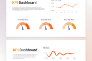 KPI Dashboard Report PowerPoint, a Presentation Template by Coco Bloom (Thumbnail 4 of 4)