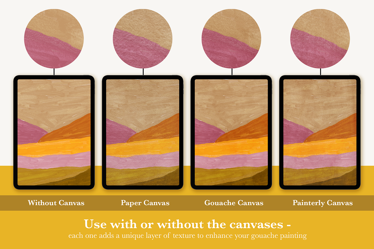 Painterly Gouache Procreate Brushes, a Brush Add-On by seamless team (Photo 7 of 7)