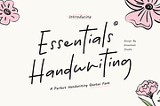 Essentials Handwriting, a Font by Essentials Studio (Thumbnail 1 of 8)