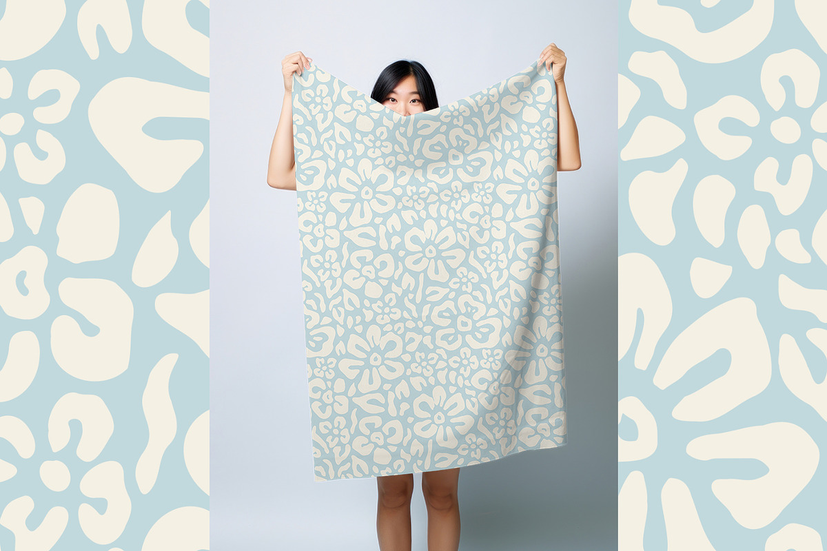 Bright Flowers, a Pattern Graphic by MalyskaStudio (Photo 6 of 11)