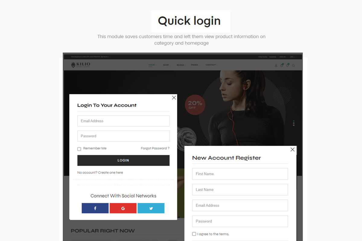 Kiliosport Fashion Store, a Bootstrap Template by apollotran (Photo 4 of 12)