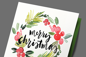 Christmas Watercolor Cards