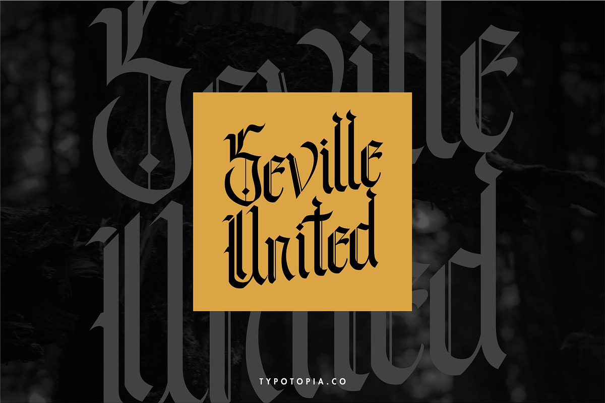 Andalusia - The Blackletter Typeface preview 2