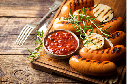Fried delicious sausages, a Nature Photo by piter.goskov